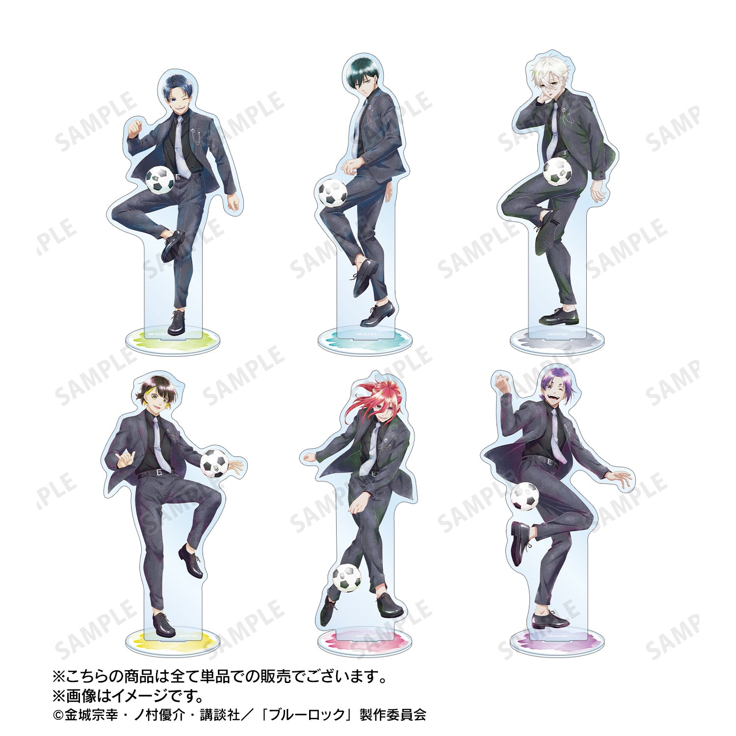 ブルーロック_描き下ろし 糸師 凛 スーツモデルver. Ani-Art aqua label BIGアクリルスタンド