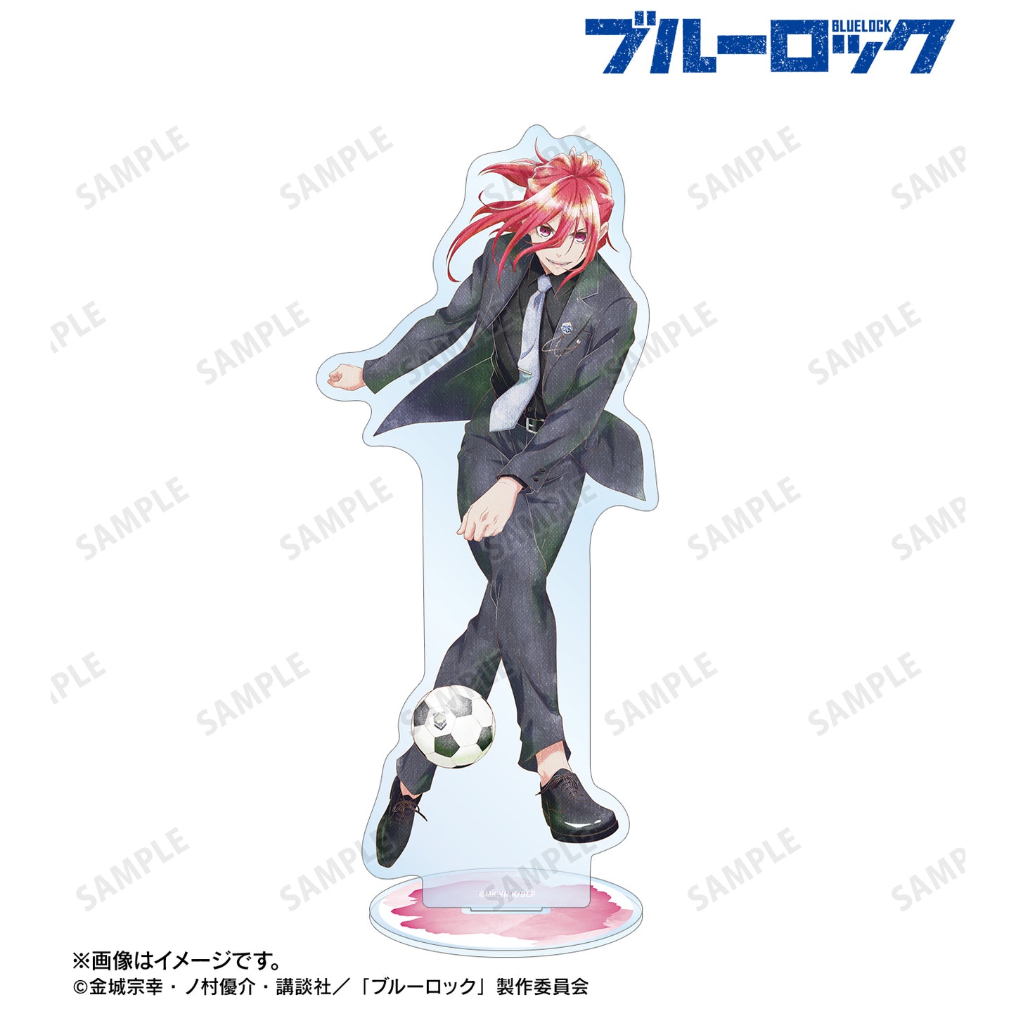 ブルーロック_描き下ろし 千切 豹馬 スーツモデルver. Ani-Art aqua label BIGアクリルスタンド