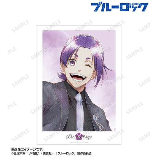 ブルーロック_描き下ろし 御影 玲王 スーツモデルver. Ani-Art aqua label A3マット加工ポスター