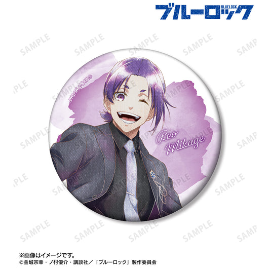 ブルーロック_描き下ろし 御影 玲王 スーツモデルver. Ani-Art aqua label 75mm缶バッジ