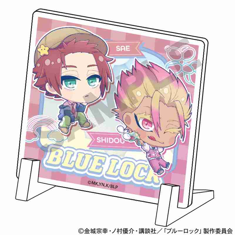 ブルーロック_ミニアクリルパネル 冴&士道 ゆめかわスポーティ