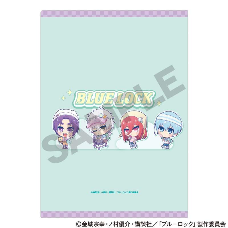 ブルーロック_シングルクリアファイル ミント ゆめかわスポーティ