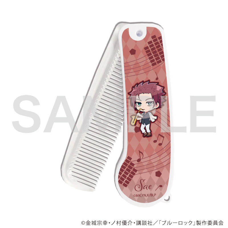 ブルーロック_折りたたみコーム02/糸師 冴 バンドver.(ミニキャライラスト)