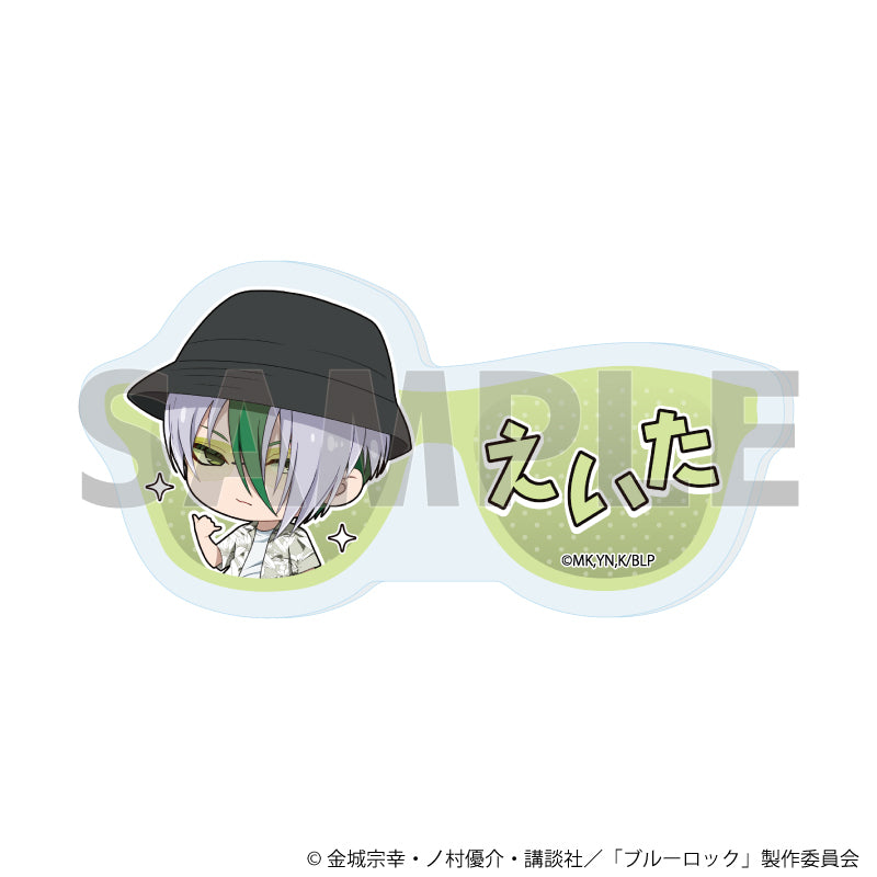 ブルーロック_おなまえプレートバッジ05/乙夜 影汰 サングラスver.(ミニキャライラスト)