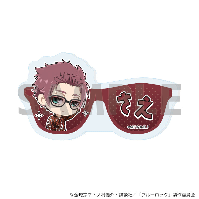ブルーロック_おなまえプレートバッジ10/糸師 冴 サングラスver.(ミニキャライラスト)