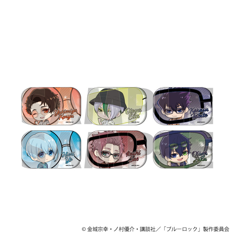 ブルーロック_スクエア缶バッジ02/サングラスver. BOX(全6種)(ミニキャライラスト)【コンプリートBOX/6個入り】