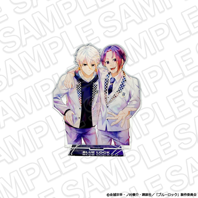 ブルーロック_アクリルフィギュア PALE TONE series 凪 誠士郎&御影玲王 A