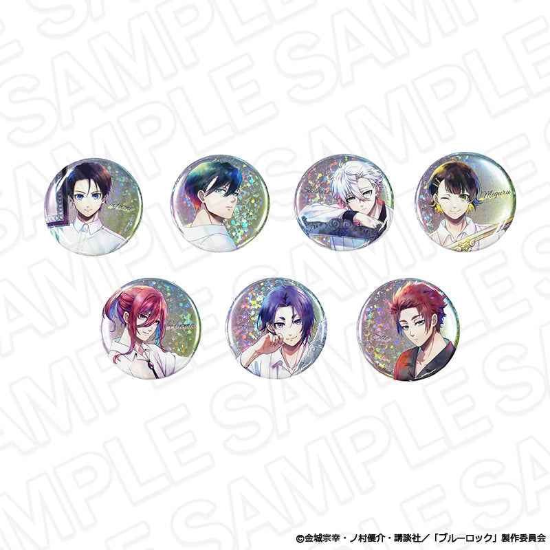 ブルーロック_ホログラムカンバッジ(ブラインド) PALE TONE series Frame ver. 【OPP/7個入り】【コンプリートセット】