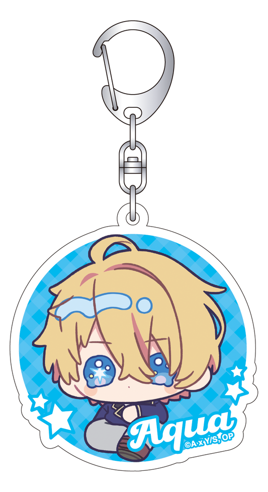 【推しの子】_ホログラムアクリルキーホルダー/みにぴえんず アクア