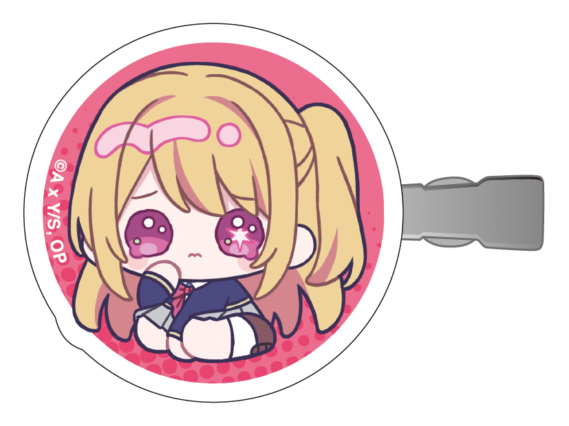 【推しの子】_ヘアクリップ/みにぴえんず ルビー