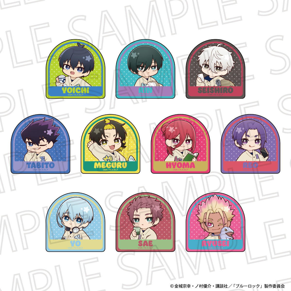 ブルーロック_りらたいむ アクリルピンズ 氷織 羊