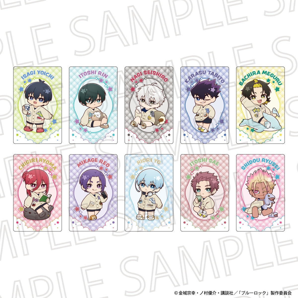 ブルーロック_りらたいむ トレーディングクリアカード 【コンプリートBOX/10個入り】