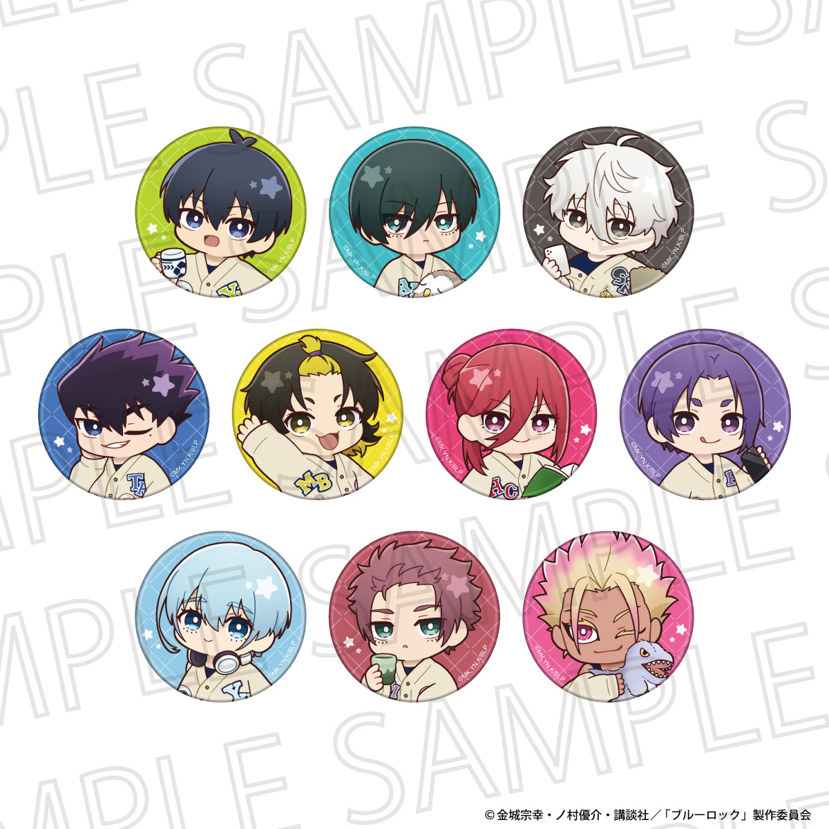 ブルーロック_りらたいむ トレーディングカンバッジ 【コンプリートBOX/10個入り】
