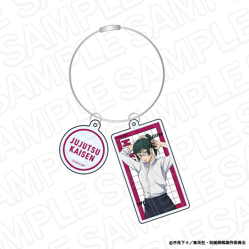 呪術廻戦_ワイヤーキーホルダー 禪院真希 Morning ver.