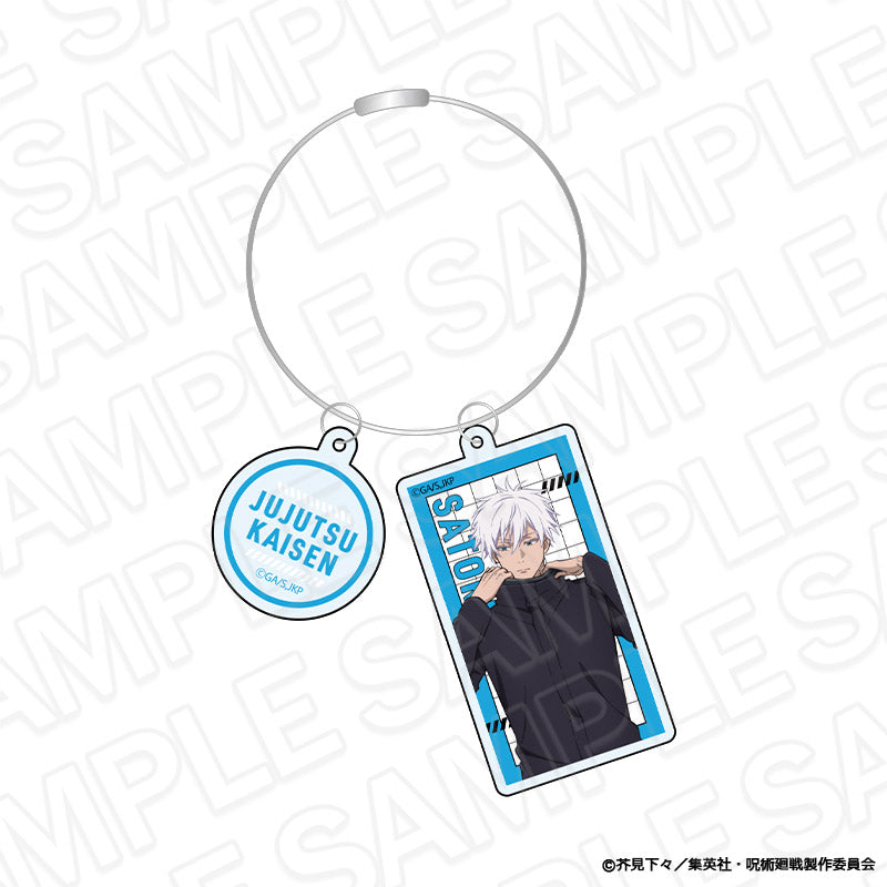 呪術廻戦_ワイヤーキーホルダー 五条 悟 Morning ver.