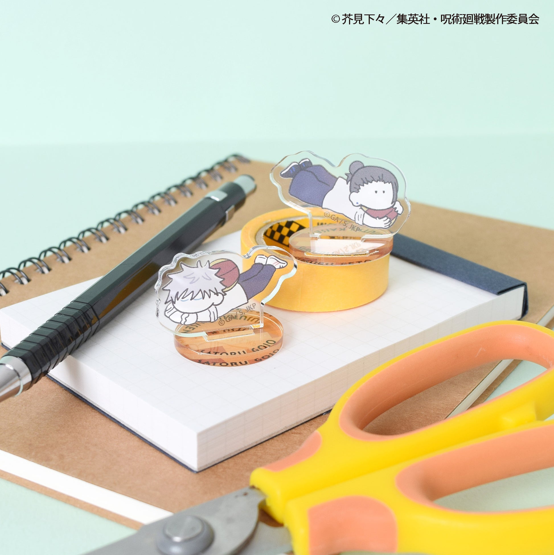 呪術廻戦_TDミニアクリルスタンド-おやすみします 懐玉・玉折 スーツ/めんそーれ/バスケ-【コンプリートBOX/6個入り】