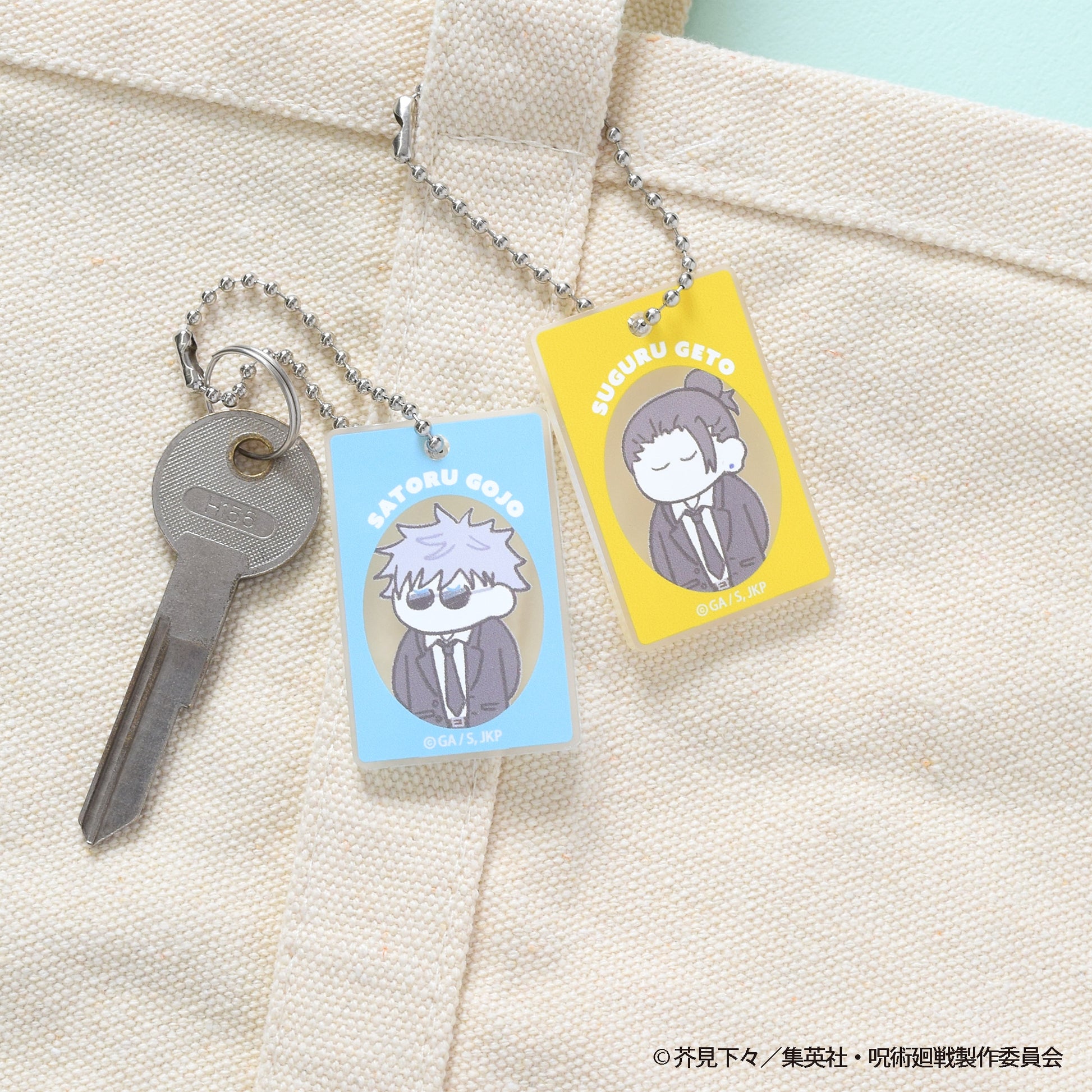 呪術廻戦_TDラバー塗装風アクリルキーホルダー-おやすみします スーツ/めんそーれ/バスケ-【コンプリートBOX/6個入り】