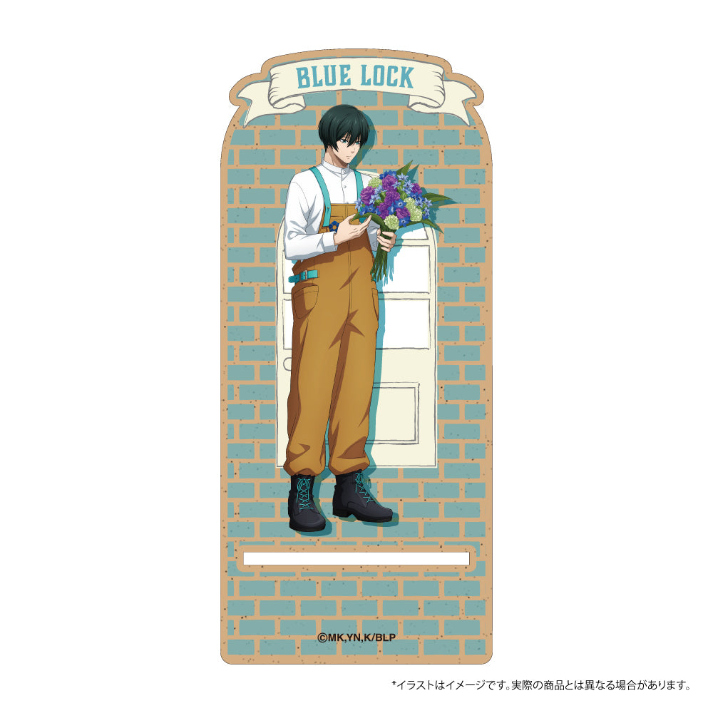 ブルーロック_ウッドスマホスタンド 糸師 凛(お花屋さん) 【colleize先行販売商品】