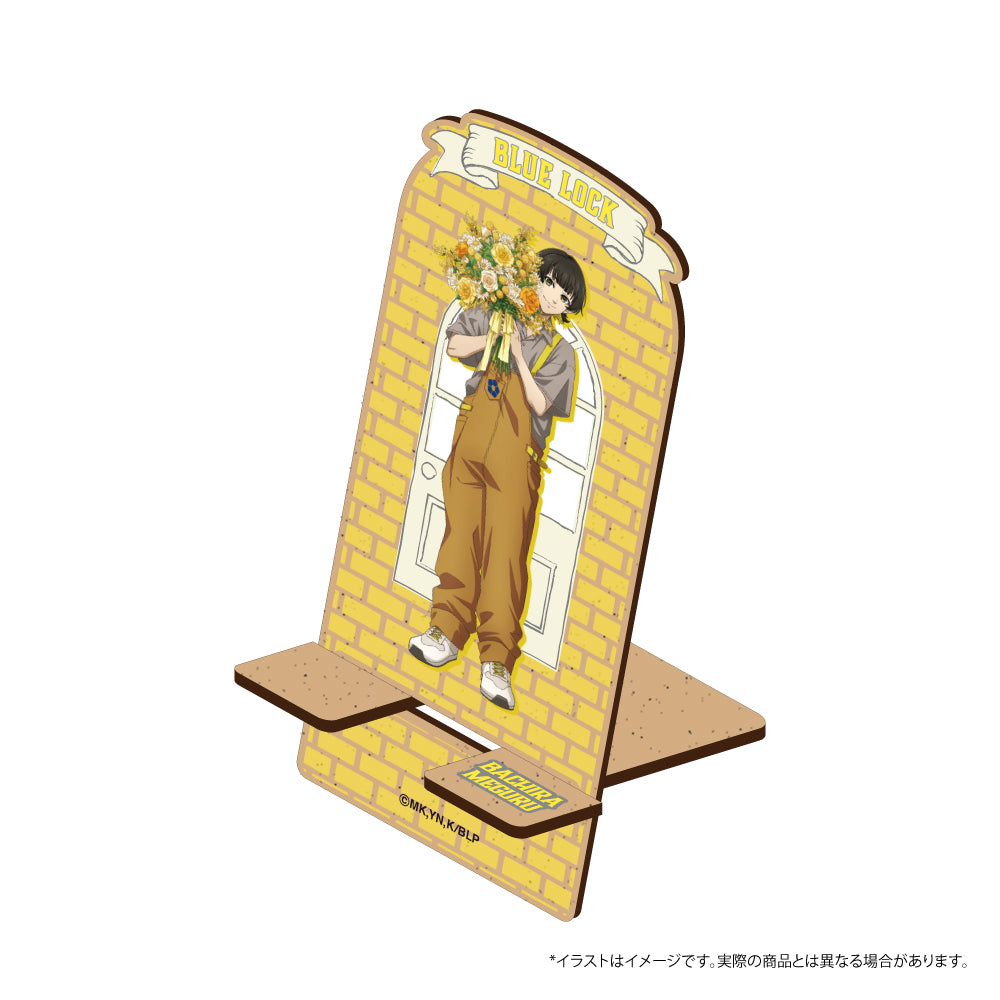 ブルーロック_ウッドスマホスタンド 蜂楽 廻(お花屋さん) 【colleize先行販売商品】