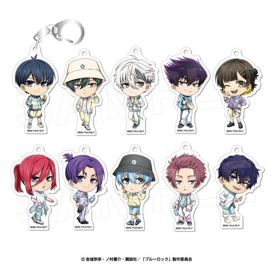ブルーロック_アクリルキーホルダーコレクション(パステルウェアミニ)ブラインドパック【BOX/10パック入り】