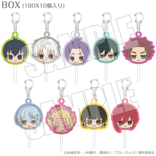 ブルーロック_トレーディングおかおラバーストラップ ブルーロック【OPP/10個入り】