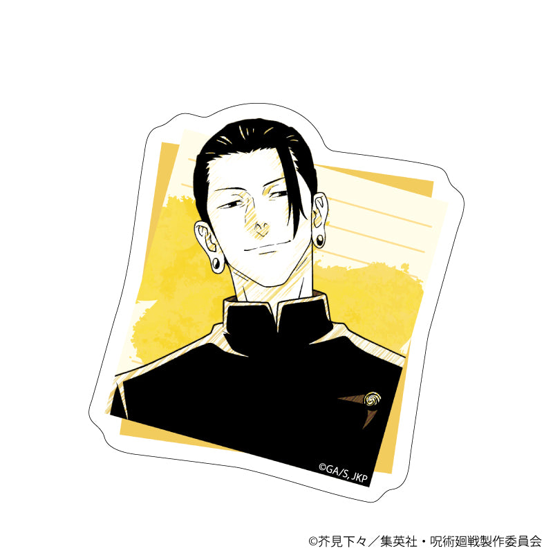 呪術廻戦 懐玉・玉折_ダイカットステッカー02/夏油 傑(グラフアートスケッチイラスト)