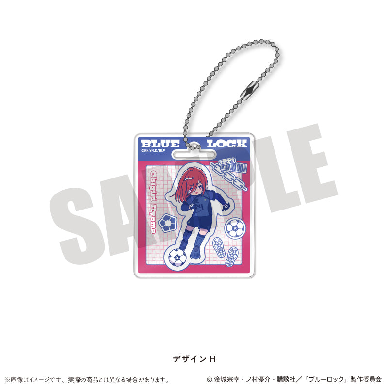 ブルーロック_アクリルキーホルダー にゅ〜とろ 第1弾 H 千切 豹馬