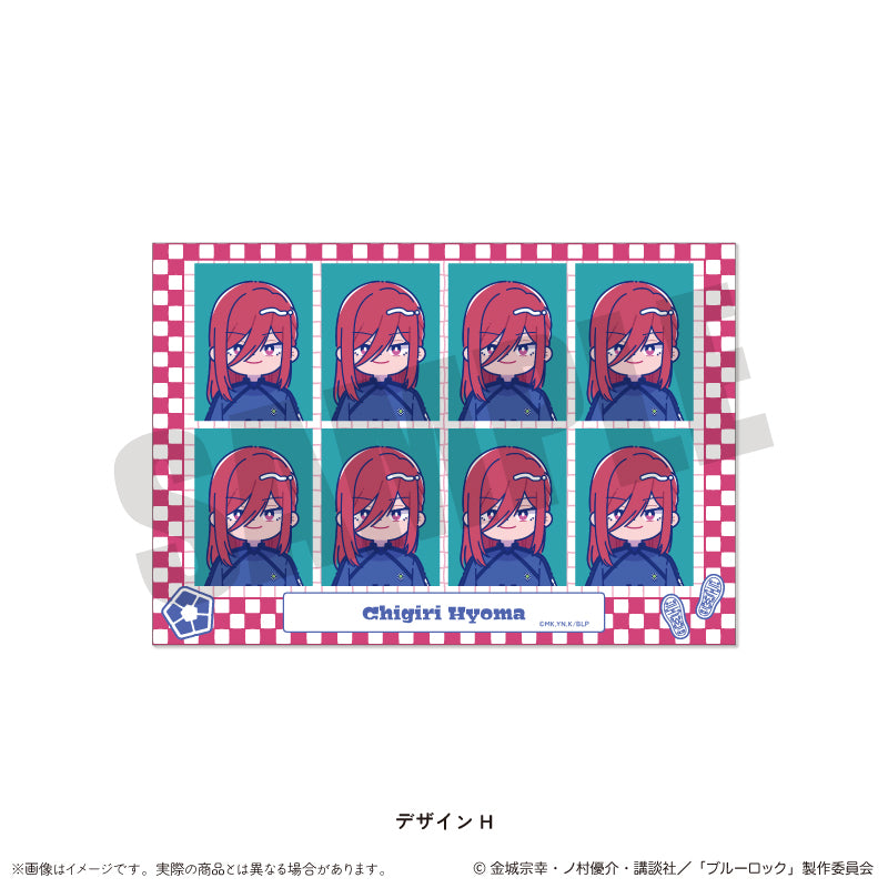 ブルーロック_証明写真風ステッカー にゅ〜とろ 第1弾 H 千切 豹馬