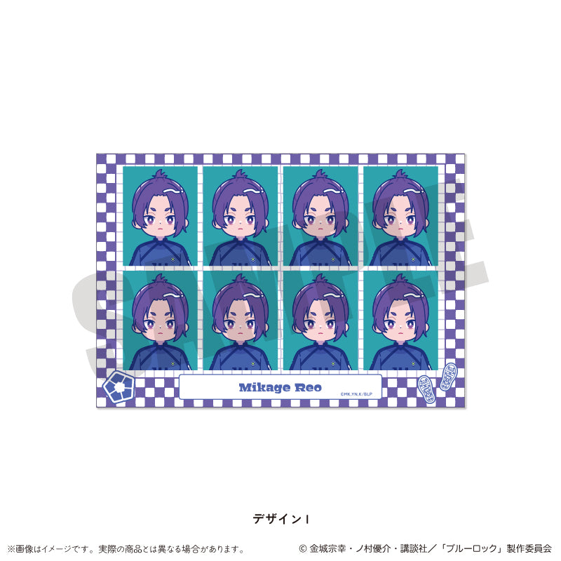 ブルーロック_証明写真風ステッカー にゅ〜とろ 第1弾 I 御影 玲王