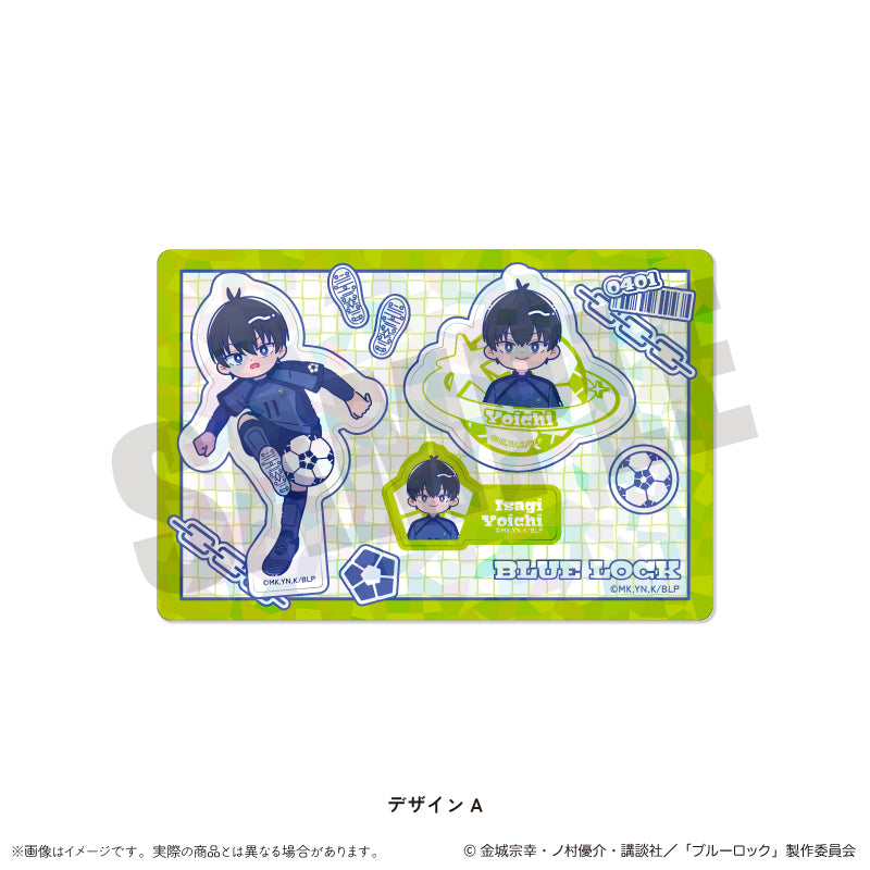 ブルーロック_ホログラムステッカーシート にゅ〜とろ 第1弾 A 潔 世一
