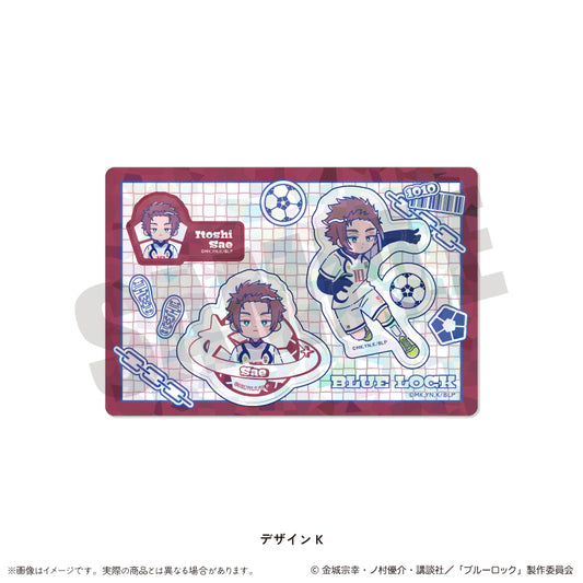 ブルーロック_ホログラムステッカーシート にゅ〜とろ 第1弾 K 糸師 冴