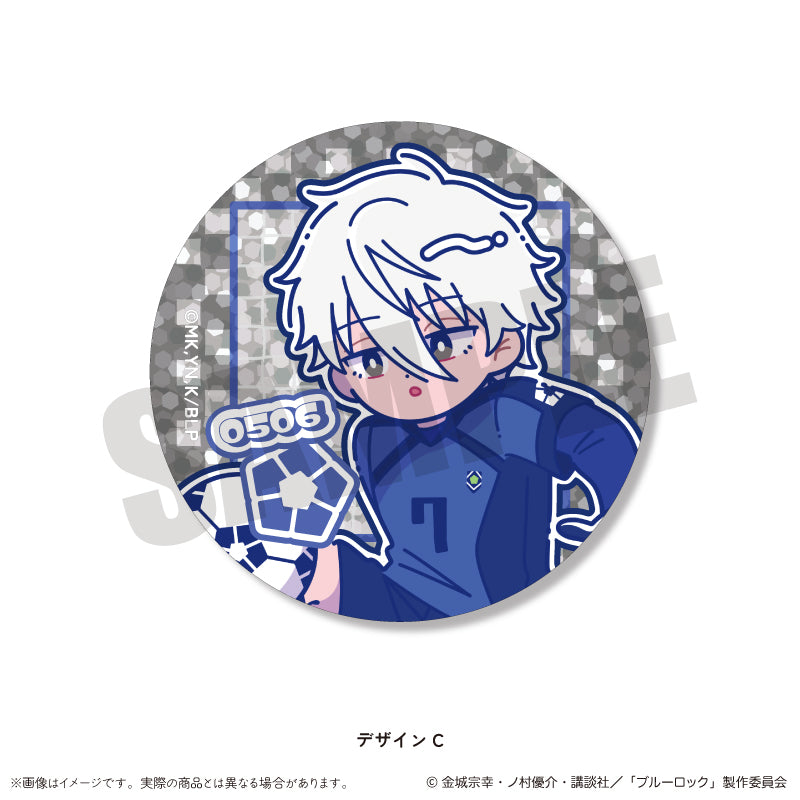 ブルーロック_トレーディングホログラム缶バッジ にゅ〜とろ 第1弾 【BOX/14個入り】