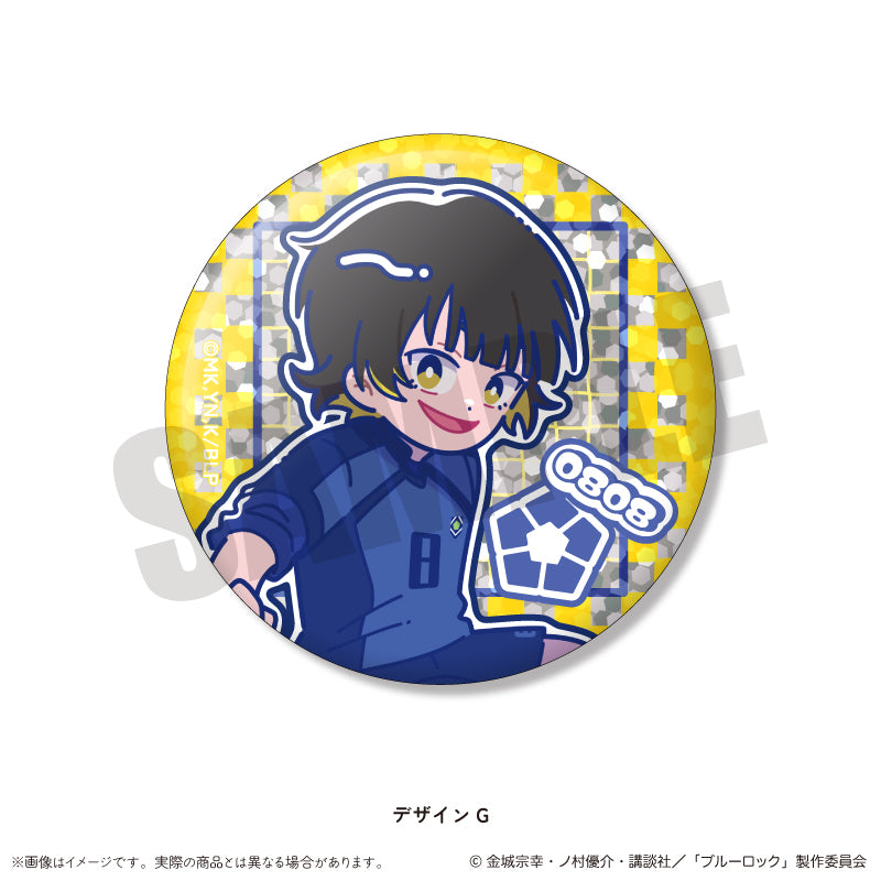 ブルーロック_トレーディングホログラム缶バッジ にゅ〜とろ 第1弾 【BOX/14個入り】