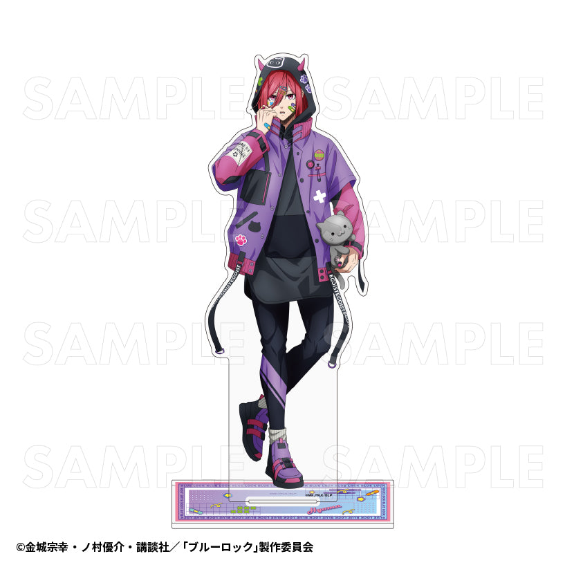 ブルーロック_でびデコパーカー 特大アクリルスタンド 千切豹馬