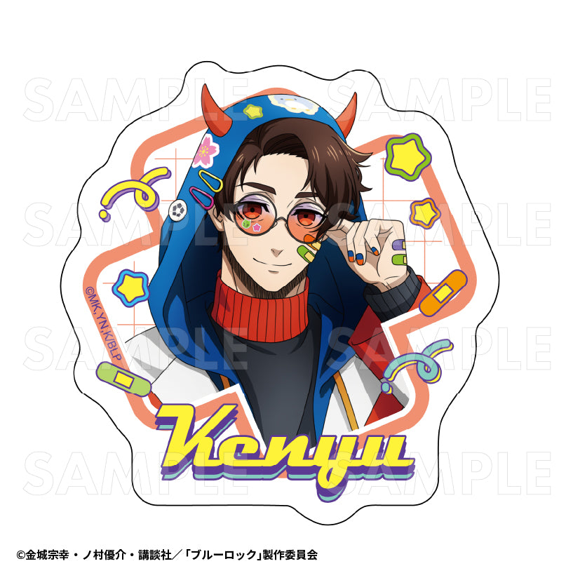 ブルーロック_でびデコパーカー ダイカットステッカー 雪宮剣優