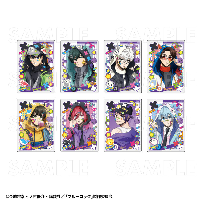 ブルーロック_でびデコパーカー トレーディングアクリルカード【BOX/8パック入り】
