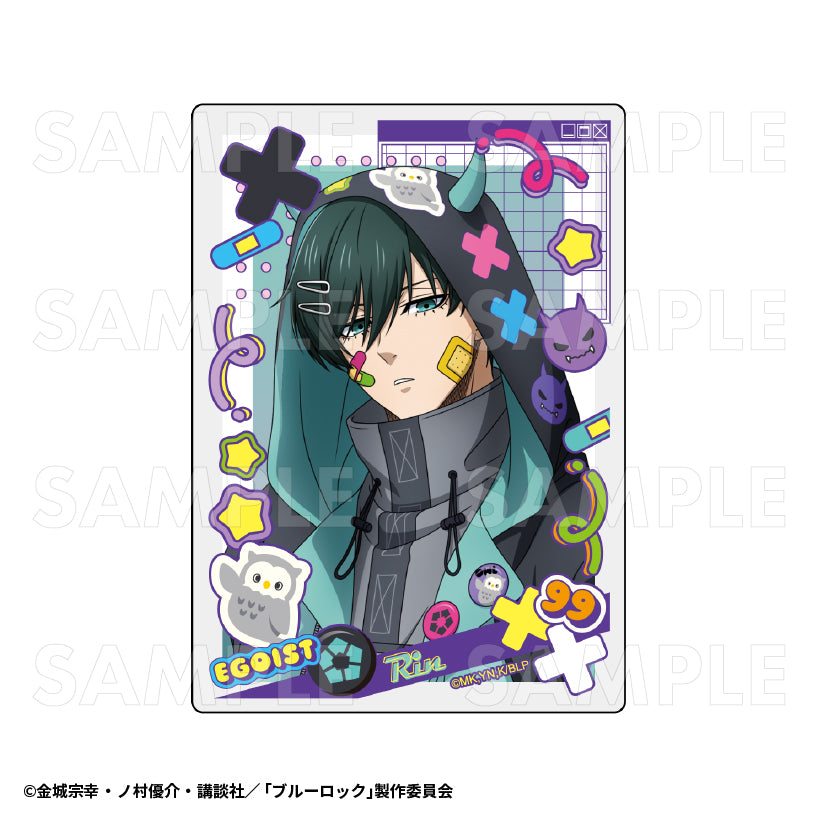 ブルーロック_でびデコパーカー トレーディングアクリルカード【BOX/8パック入り】