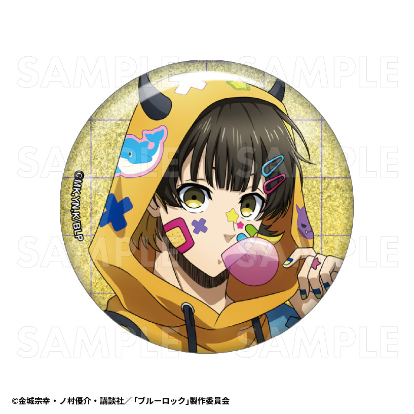 ブルーロック_でびデコパーカー トレーディンググリッター缶バッジ【BOX/8パック入り】