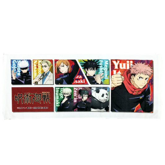 呪術廻戦_インクジェットフェイスタオル_集合8人柄