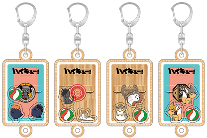 ハイキュー!! TO THE TOP＿シャカシャカアクリルキーホルダー／烏野高校