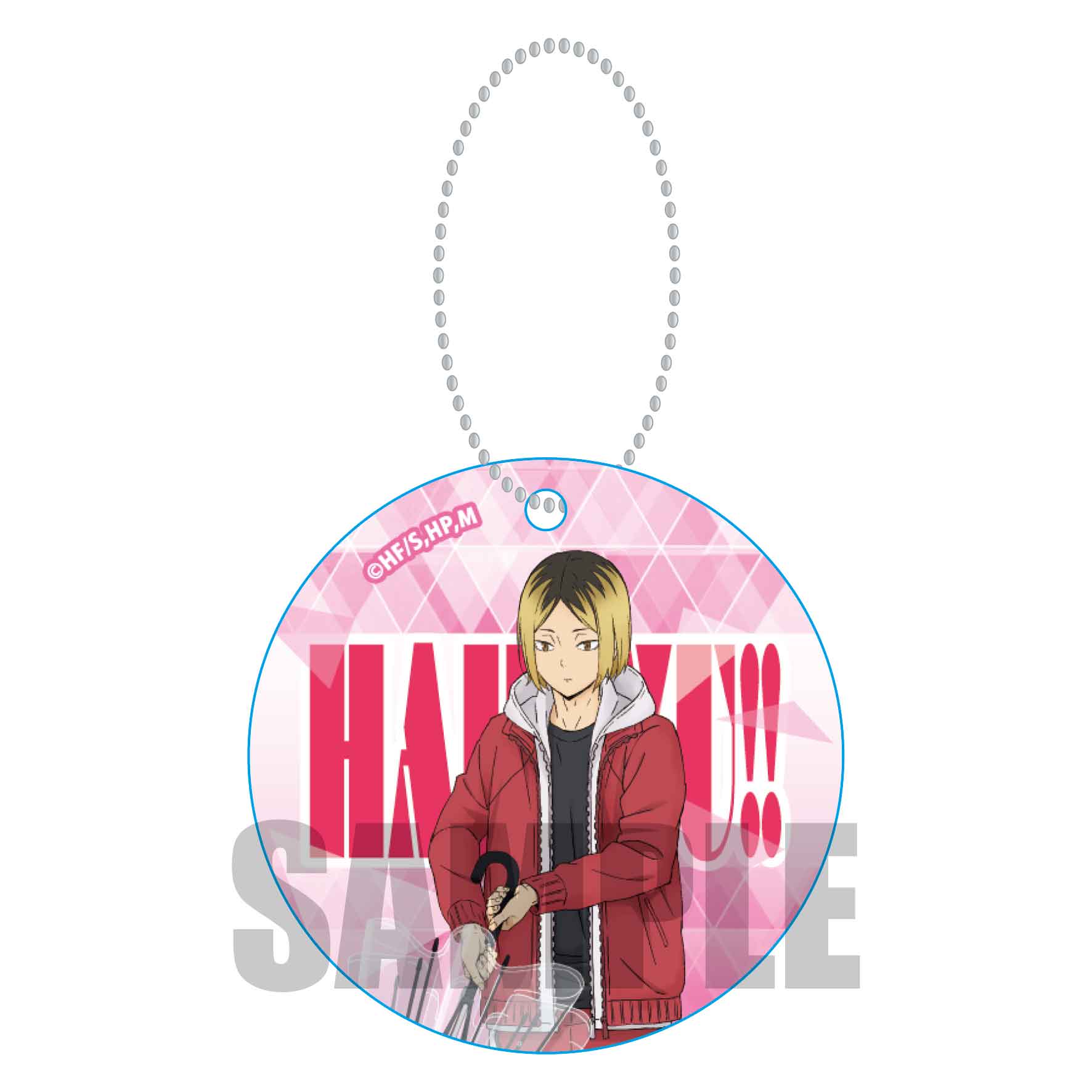 ハイキュー!! TO THE TOP_やわらかクリップバッジ /孤爪 研磨 (rain ver.)