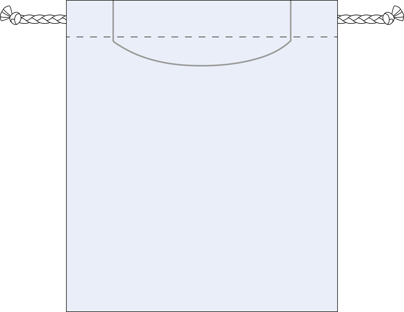 劇場版 呪術廻戦 0_衣装柄巾着/乙骨憂太