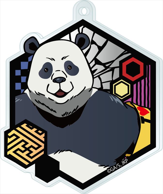 呪術廻戦_切り絵ｼﾘｰｽﾞ アクリルキーホルダー パンダ