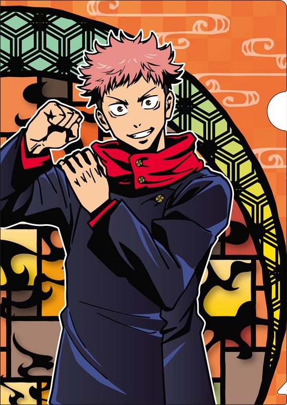 呪術廻戦_切り絵ｼﾘｰｽﾞ クリアファイル 虎杖悠仁