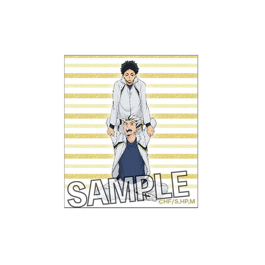 ハイキュー!!_額縁バッジ ウォーミングアップ!!ver. 木兎光太郎＆赤葦京治