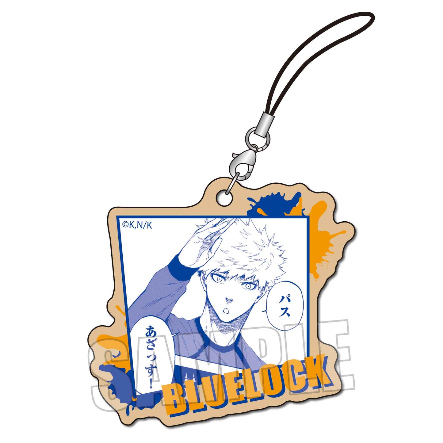 ブルーロック_木札ストラップ/國神 錬介