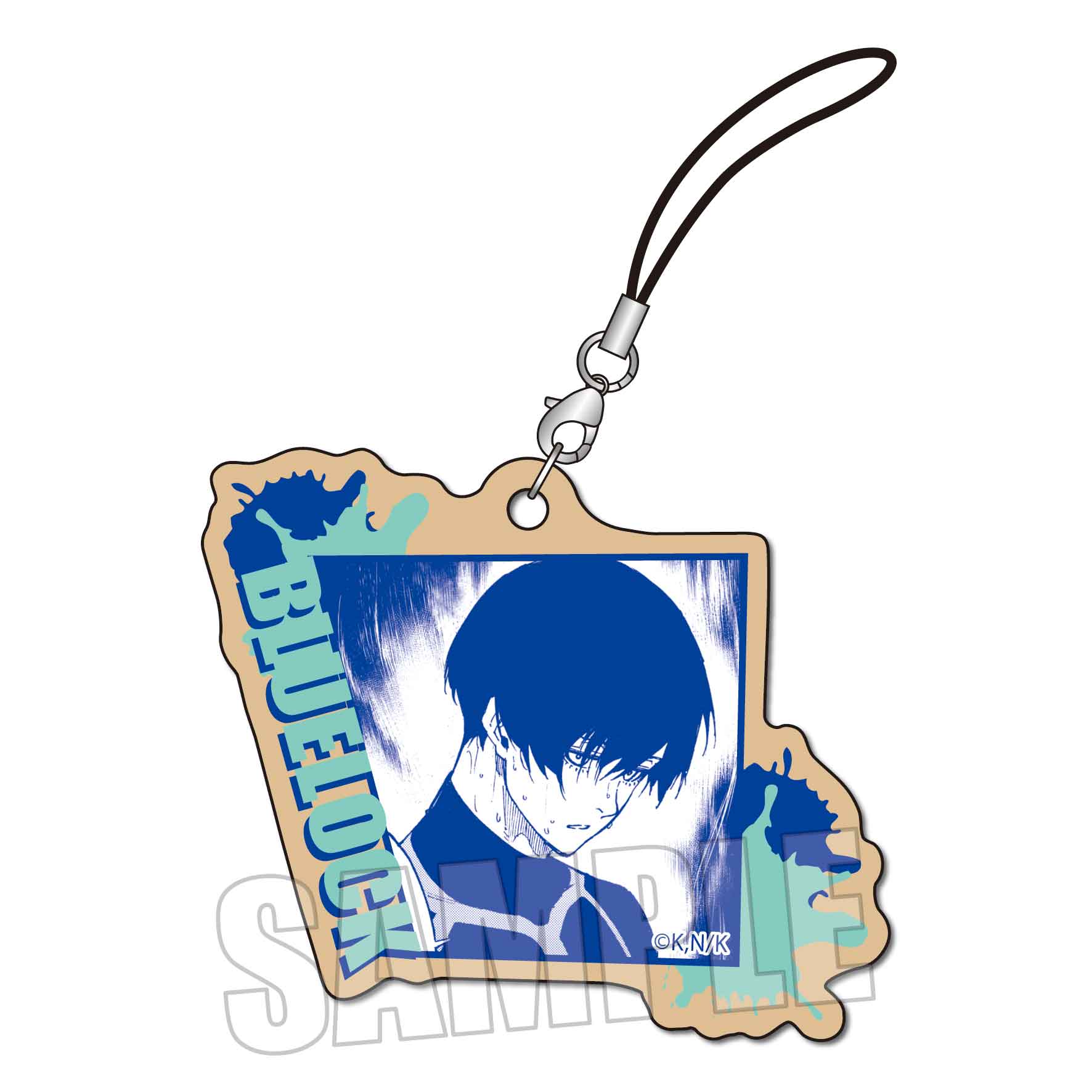 ブルーロック_木札ストラップ/糸師 凛