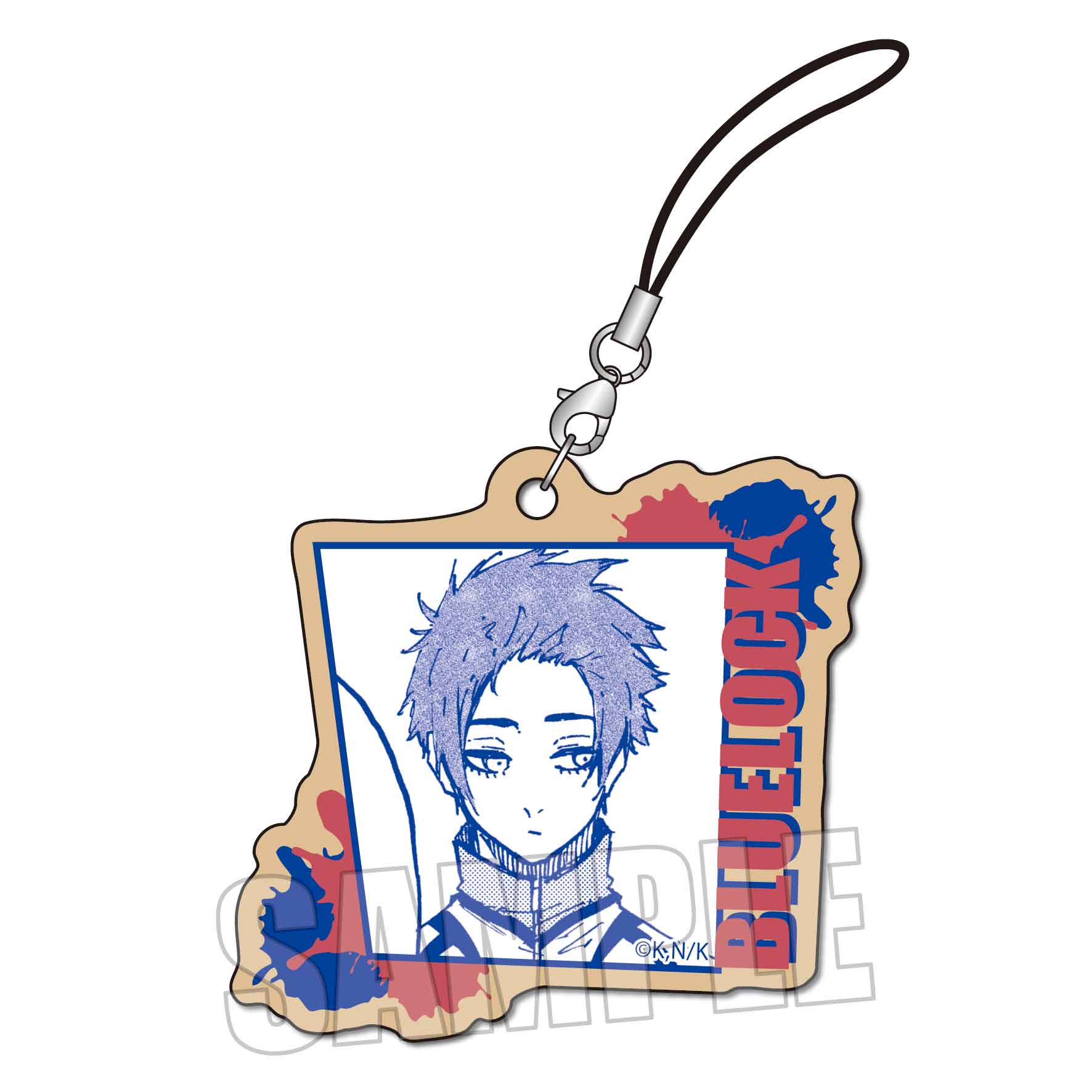 ブルーロック_木札ストラップ/糸師 冴