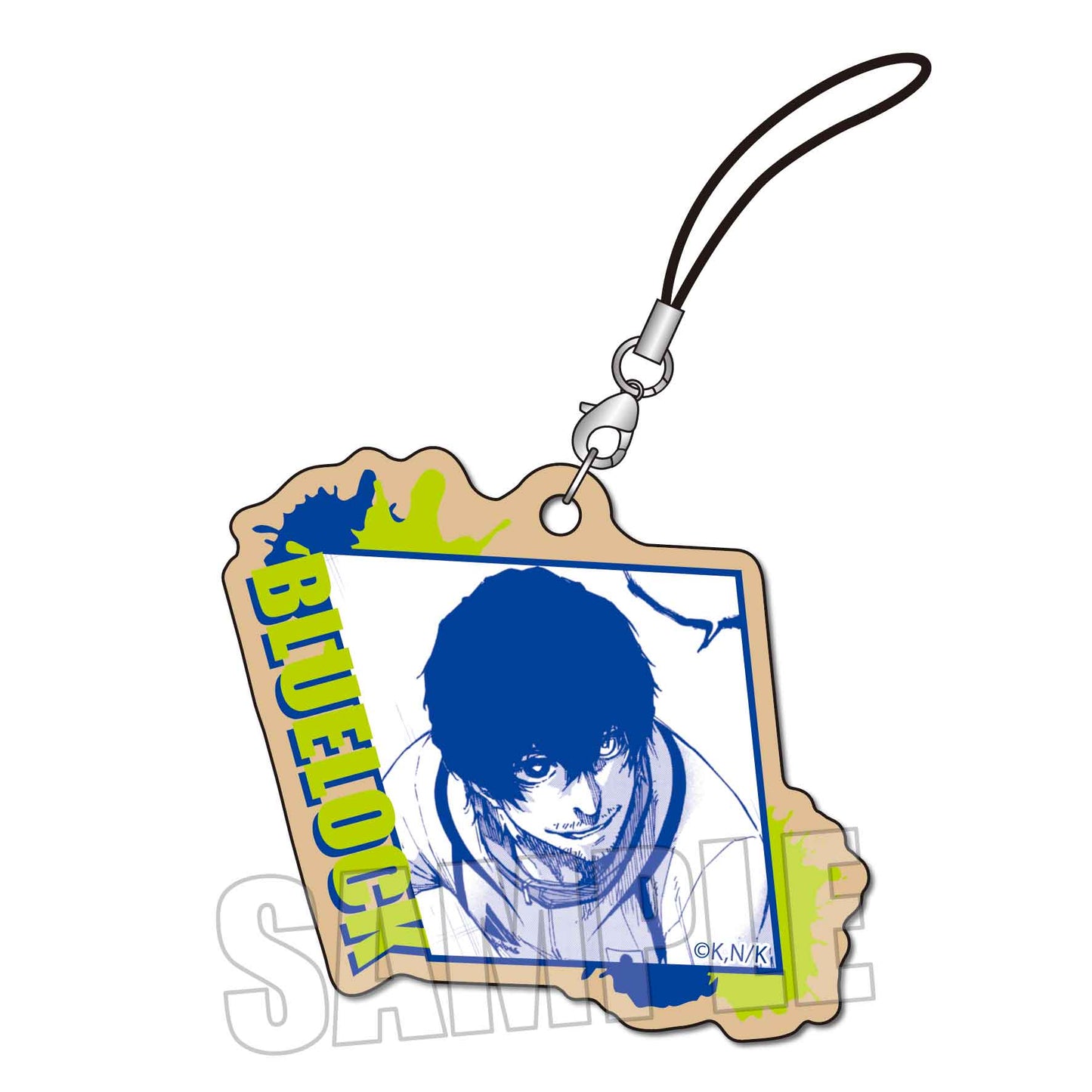 ブルーロック_木札ストラップ/オリヴァ・愛空