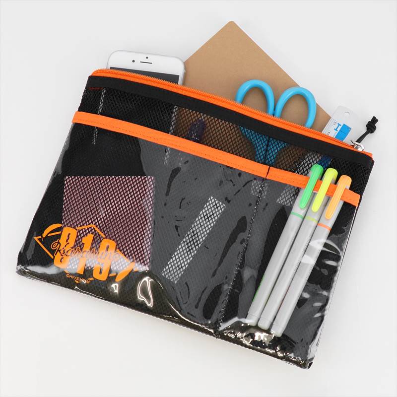 ハイキュー!! TO THE TOP_フラットガジェットポーチ/烏野高校